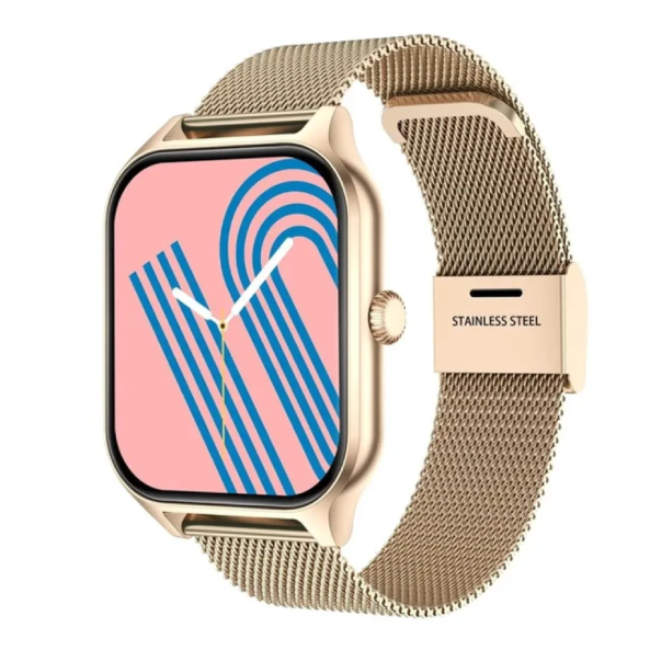 Montre Intelligente LIGE de Luxe pour Femme. Conçue pour se démarquer, cette smartwatch fusionne une technologie de pointe avec une esthétique sophistiquée.