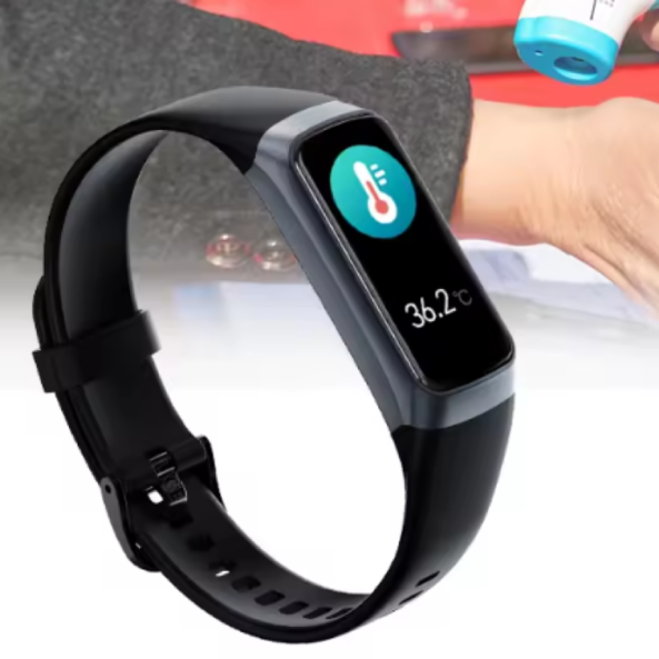 Montre Connectée LIGE Amoled pour Femmes. Conçue pour un usage quotidien, ce smartband combine des fonctions essentielles de santé et de fitness avec une structure résistante à l’eau.