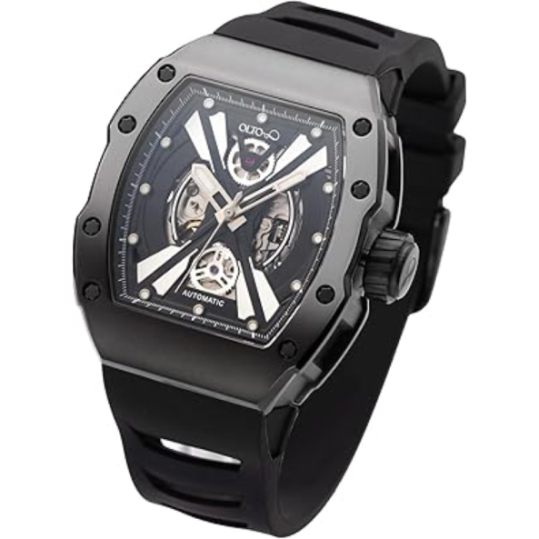 OLTO-8 Tonneau Édition Limitée Montre Automatique pour Hommes Top Marque de Luxe Montre Outdoor 2023. Découvrez l’essence de la puissance avec le nouvel OLTO-8 Phantom X.