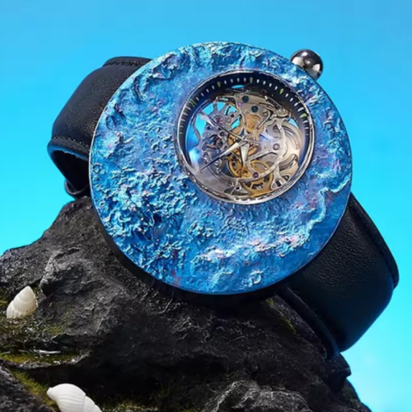 NOVAMOS Modules de Montre en Titane pour Homme, Montres Automatiques, Montres-Bracelets Mécaniques, Horloges Shoous, Édition Limitée, Marque Supérieure, Luxe. Une création qui défie les règles du design horloger.