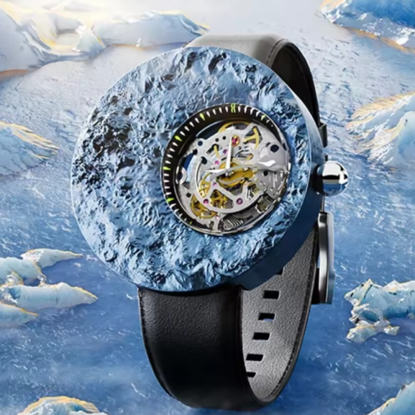 NOVAMOS Modules de Montre en Titane pour Homme, Montres Automatiques, Montres-Bracelets Mécaniques, Horloges Shoous, Édition Limitée, Marque Supérieure, Luxe. Une création qui défie les règles du design horloger.