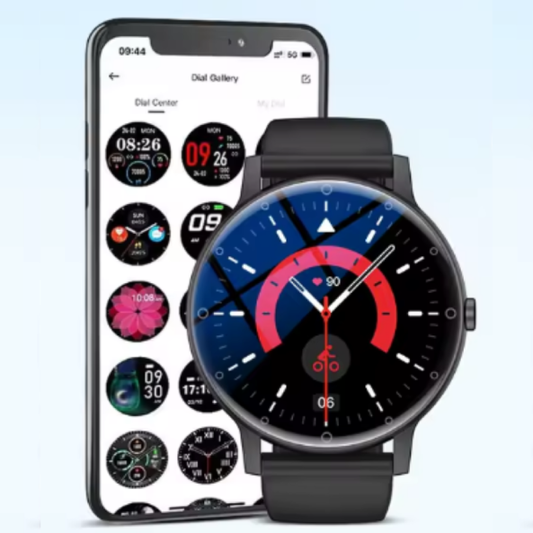 Montre Intelligente LIGE Étanche pour Hommes et Femmes. Elle combine la puissance d’une smartwatch avec l’élégance d’une montre analogique classique. Idéal pour les hommes dynamiques qui recherchent le style et la fonctionnalité au quotidien.