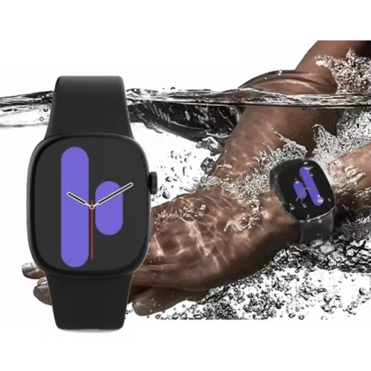 Montre Intelligente L68 Ultra Pro Max. La montre intelligente parfait pour les amateurs de design épuré et moderne. Avec son écran stylé et son bracelet en silicone confortable, cette smartwatch, n’est pas seulement belle  mais aussi résistant à l’eau.